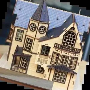 인형소품 판타지 하우스 조립건물 미니어처 프라모델 만들기A