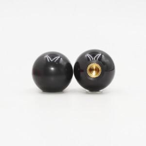 검정색 빨간색 둥근 공 수지 손잡이 베이클라이트 레버 그립은 가구 또는 공작 기계 구리 코어의 M4 M5 M6