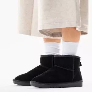 마이애미프로젝트 MONO21 스네이프 털 숏 부츠 블랙 - 2049186