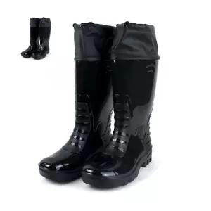 방한털 PVC소재 부착 카프 장화 B812