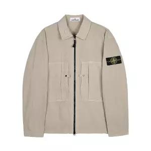 (스톤아일랜드) SS26 남성 포켓 집업 오버셔츠 L1S151200005 S0298 V009A