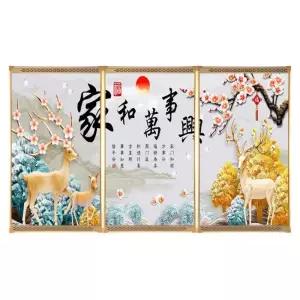 풍경 커튼 식당 그림 수묵화 침실 미터 동양화 폭포