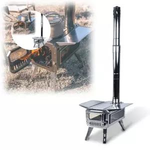 휴대용 스텐 캠핑 소형 화목난로 난방 우드스토브