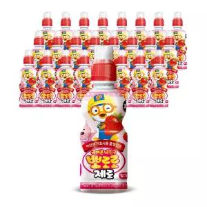 뽀로로 제로 음료수 딸기맛 235ml 24입 / 어린이주스