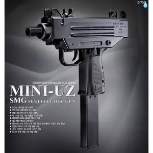 전동 비비탄총 미니 UZ SMG 세미 전동건 소총 BB탄총 서바이벌 저격총 라이플 비비건