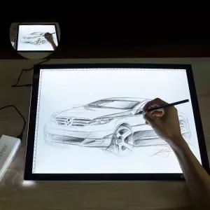 웹툰드로잉 패드 연필 잉보드 LED라이트