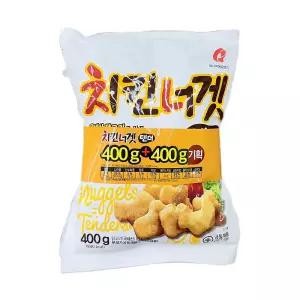 [냉동] 풀무원 마니커 치킨너겟 400g+400g