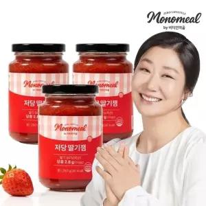 비타민마을 모노밀 저당 딸기잼 알룰로스 280g x 3개