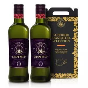 선물포장 포스티보나 포도씨유 500ml 2병 오일선물세트