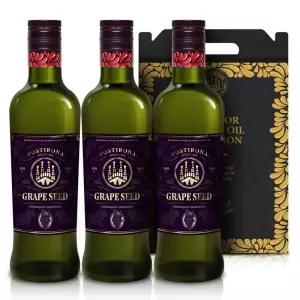 선물포장 포스티보나 포도씨유 500ml 3병 오일선물세트