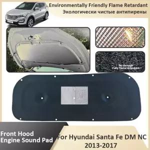 호환 모던 산타페 DM NC 2013 2014 2015 2016 용 전면 후드 엔진 2017 난연성 방음 코튼 매트