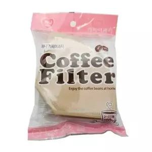 커피필터 여과지 커피여과지 2인-5인용 핸드드립 다용도 100매입 핸드드립퍼