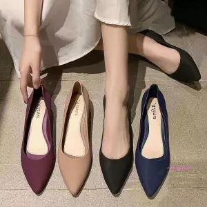 여성 젤리슈즈 레인슈즈 플랫 장마철 고무단화def274