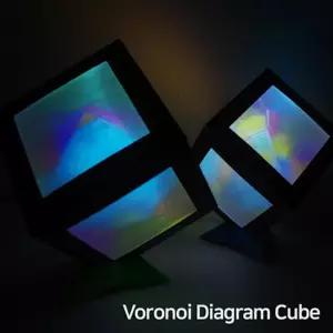 정팔면체 LED 무드등 과학 장난감 만들기 5인 관찰