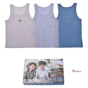 남아 주니어나시 3매입 런닝 초등학생 순면vwx437