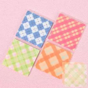 베이토리 200장 글리터 투명 스티커 메모 3 x 반투명 셀프 스틱 메모장 패드 성경 액세서리롬빅 에스테틱