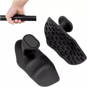 키유다 웨이트 팅 미끄럼 방지 체육관 핸드 그립 훈련 및 운동용 고무 손가락 없는 패드 장갑 손바닥