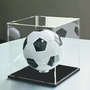 커버 전시 축구공 소장품 진열장 장 블랙 볼에 싸인볼케이스 기념볼
