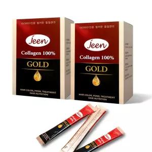 진 콜라겐 골드 30+30 염색 펌 매직 전 후 처리제 앰플 헤어 콜라겐가루