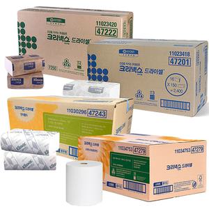 크리넥스 드라이셀 핸드타올 5000매 업소용 페이퍼타올 유한킴벌리