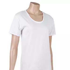 BYI2550 BYC 여자 속옷 순면 흰색 여성 반팔 런닝