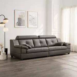 동서가구 제이홈스 천연가죽 쇼파 4인 소파 묶음딜 / 가죽 4인용 모듈 추천