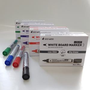 잘지워지는 화이트보드용 생잉크 보드마카 10입 박스