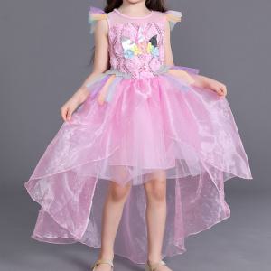 유니콘 여아 파티 드레스 원피스 4컬러