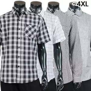 [빅브라더]빅사이즈남방4XL 드레스/반팔/긴팔/청남방