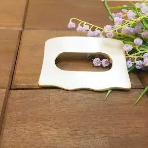 유기 한손 마사지기 사각유기괄사 손괄사 방짜 놋쇠 지압괄사 건강용품