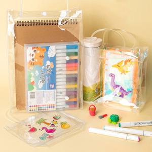 [문구티쳐] 민화샵 PVC투명 비치백 만들기 (대) 수영장가방 꾸미기