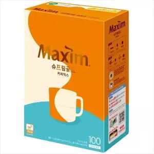 맥심 슈프림골드 커피믹스 100T//2개구매시 1000원DCX넉넉한 유통기한