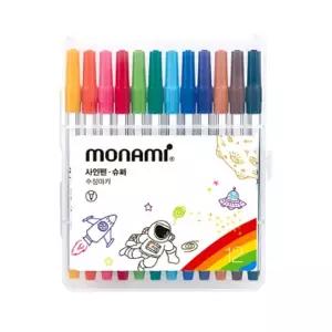 모나미 슈퍼싸인펜 12색 세트 사인펜