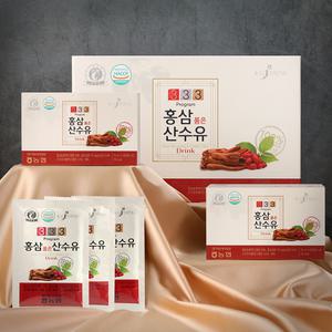 333프로그램 홍삼품은 산수유 (홍삼달임액, 홍삼과 산수유) 70ml x 30포