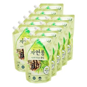 엘지 자연퐁 주방세제 찌든때 걱정없는 솔잎 1.1L 10개