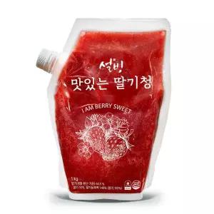 설빙 특별 레시피 맛있는 딸기청 1kg 1개
