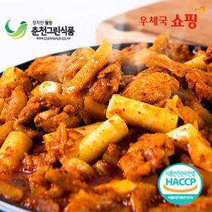 [우체국쇼핑] 강원도 춘천그린식품 강명희님의 원조닭갈비 1kg (국산통다리살,국산고춧가루마늘양파)