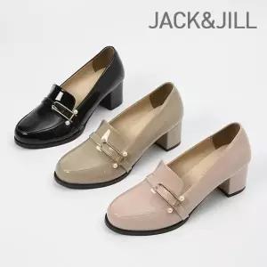 [잭앤질] 5cm 진주버클 통굽 펌프스(JA0105)