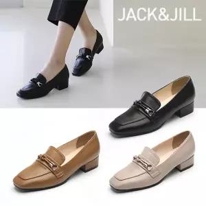 [잭앤질] 매듭포인트 통굽 로퍼 빅사이즈(JC0507)