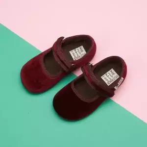 [롯데백화점]불라디 [불라디] 여아구두 벨벳메리제인 1800 와인 VU1800J3RW by 트래드후스