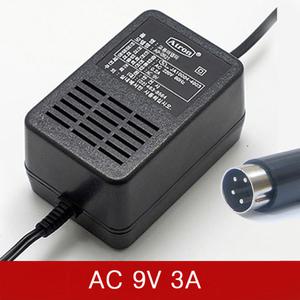 안전사 교류 어댑터 AC 9V 3A 어댑터 AC 9V3000mA 이펙트 KORG TR Triton LE 호환 LINEAR 일반