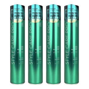 미쟝센 초강력 세팅 헤어 스프레이 스트롱 홀드 300ml 4개