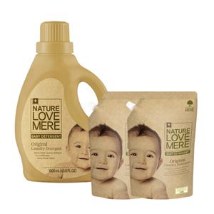 네이쳐러브메레 오리지널 세제 용기 리필 1+2 세트 아기세제