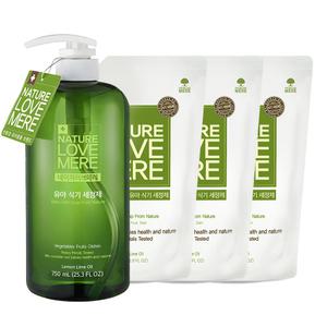 네이쳐러브메레 식기세정제 용기 리필 1+3 세트
