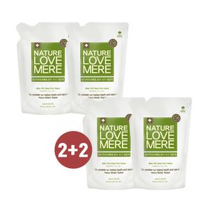 네이쳐러브메레 식기세정제 리필 2팩 + 2팩 세트
