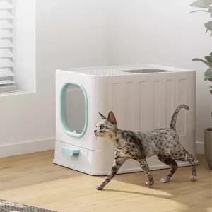가또나인 프레임 후드형 고양이 화장실