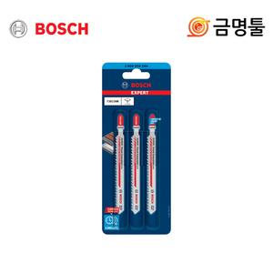 보쉬 T301CHM 인조대리석 직소날 3pcs 카바이드 EXPERT 직쏘날 플라스틱 절단