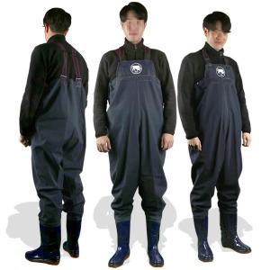 바론 갯벌체험 해루질 체스타 가슴장화 230-290mm /작업용