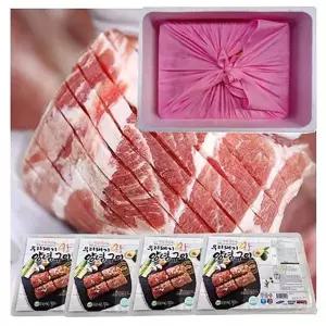 우리돼지왕 양념구이-1박스(1.4kgx4팩)16대 국내산돼지갈비,