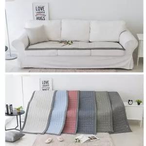 아잠 심플모던 내추럴 고급 논슬립 부드러운 멜란지 소파쇼파패드 쿠션커버 순면거실인테리어